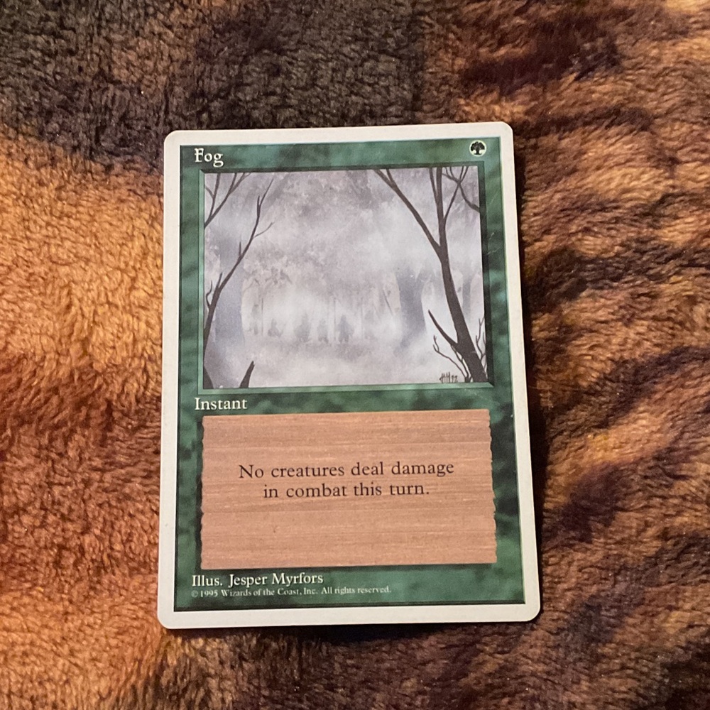 Magic: The Gathering Fog Card 4th edition #244